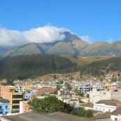 Panoramic view over Otavalo