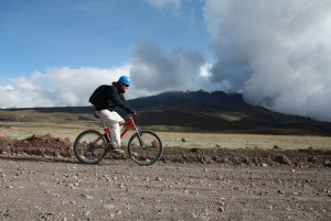 Mountain biking Cotopaxi